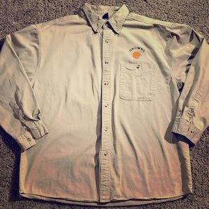 Vintage Cleveland Browns Khaki Shirt Men’s Large